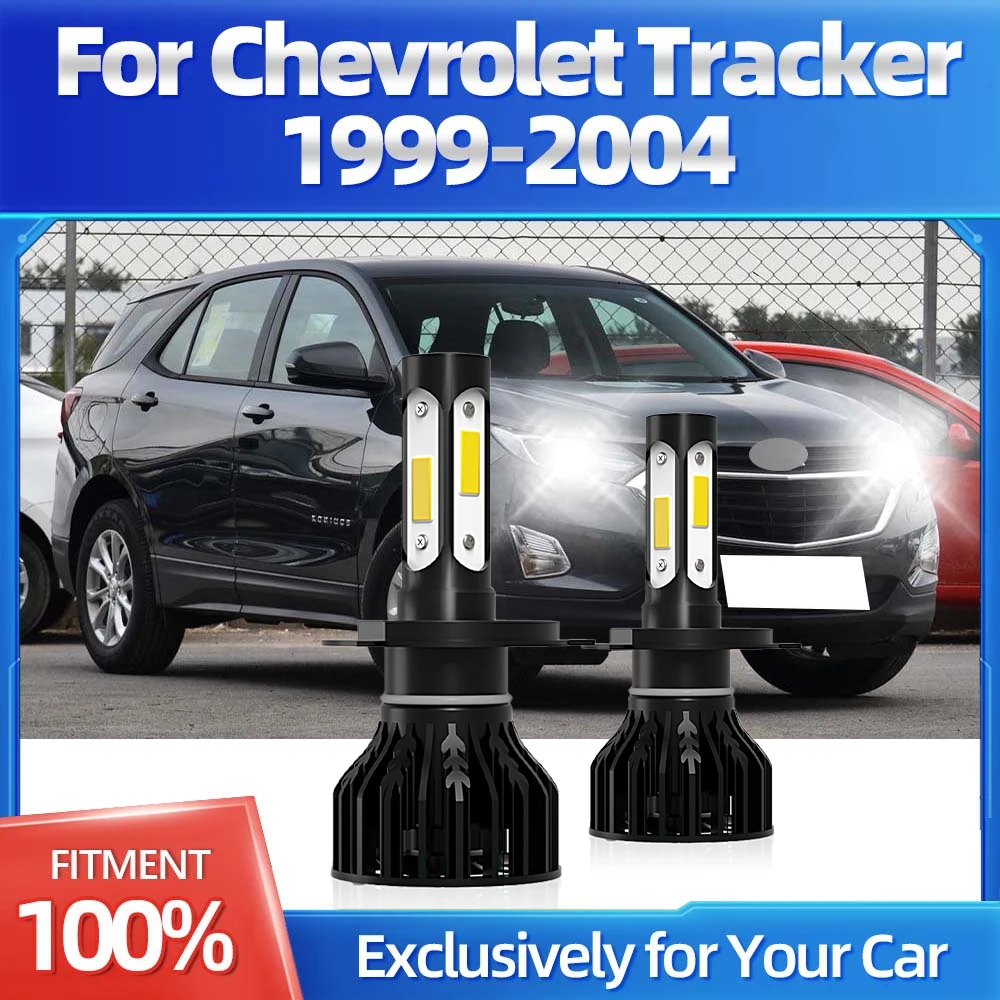 

KINGSOFE 2X автомобильные супер яркие H4 светодиодный фары комплект Turbo high & Low 23000LM CSP чип водонепроницаемый для Chevrolet Tracker 1999-2004
