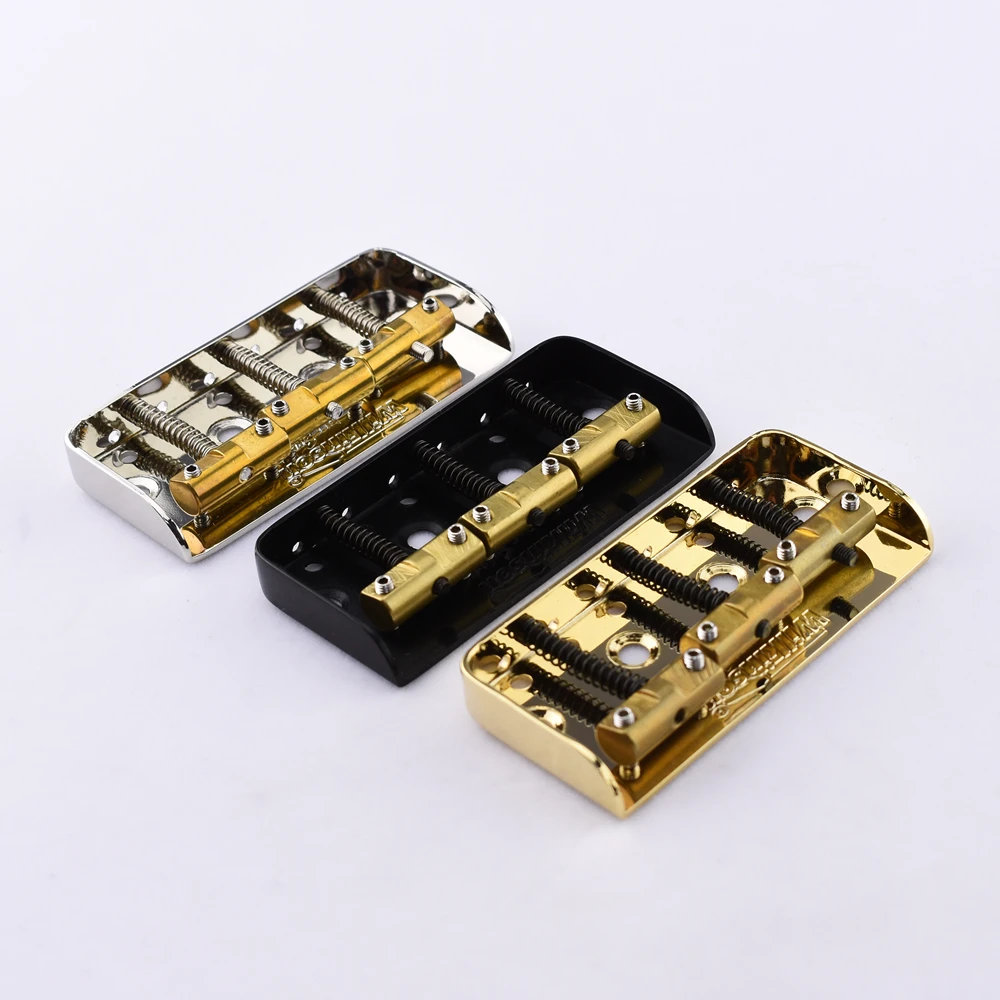 1 Set Original Genuine Wilkinson WTBS Short Vintage Type Fixed Electric Guitar Bridge With Brass Saddles -  Made in Korea