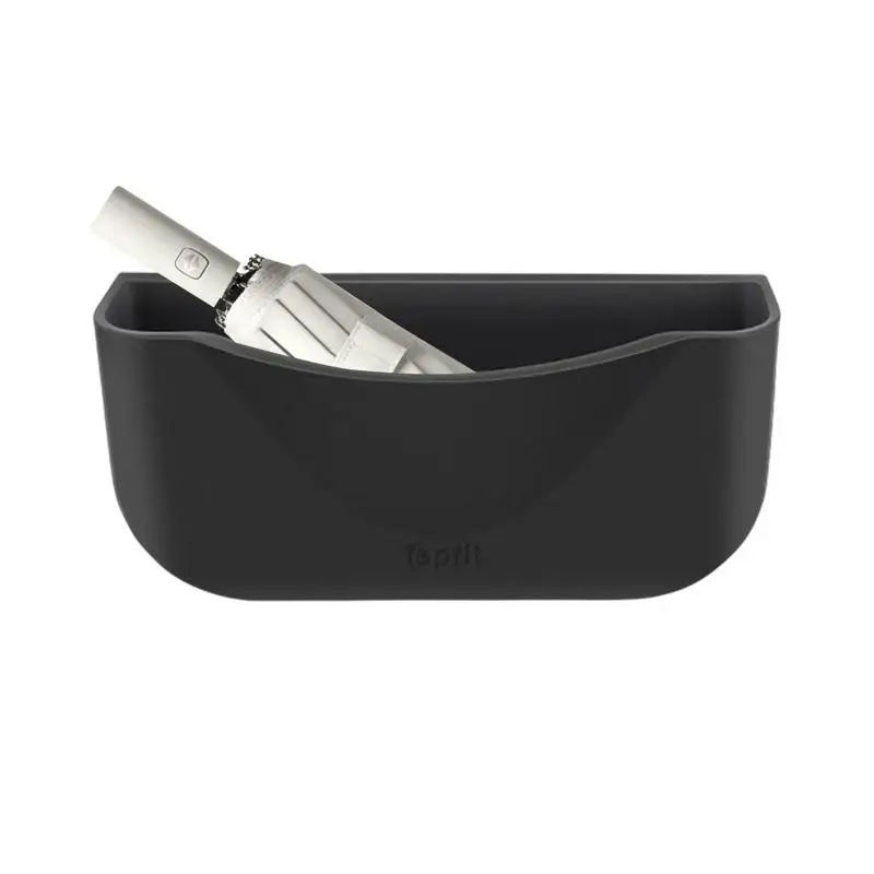 

For Tesla Model 3 Y Car Convenient Garbage Bag Waterproof Trash Can Back Seat Hanging Silicone Leak-proof Storage Pocket