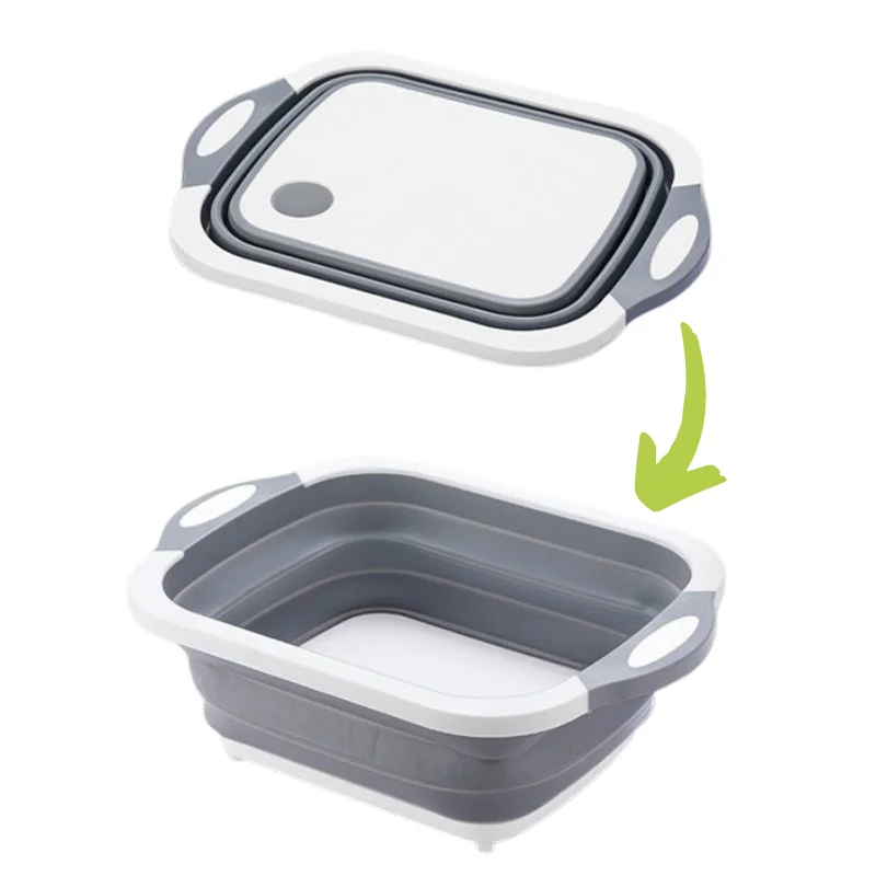 Household Folding Wash Basin Portable Sink Foot Bucket Washbasin Plastic Foldable Basin Travel Outdoor Camp Basins