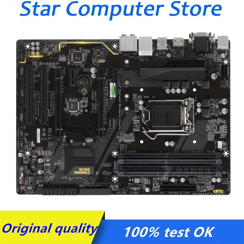 

For Gigabyte GA-B250-HD3 B250-HD3 B250 B250M LGA 1151 Motherboard DDR4 Computer USB3.0 SATA3 Desktop Mainboard Used