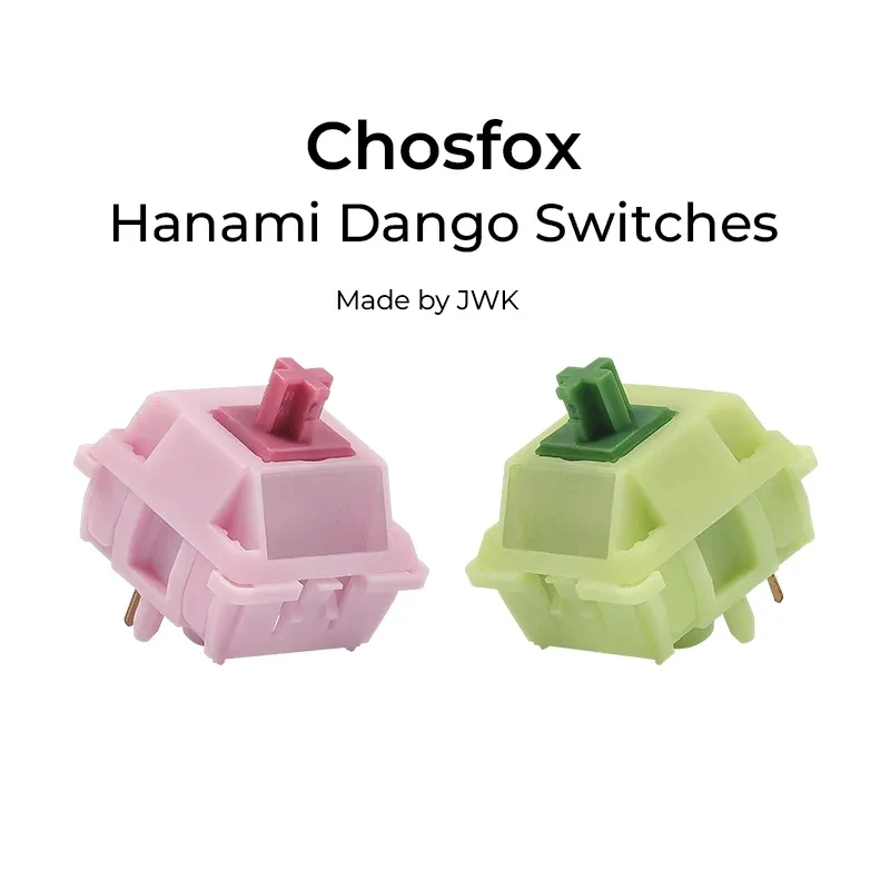 

Механический удлинитель для клавиатуры Chosfox Hanami Dango, 5 контактов, как панда, переключатель «Advance» тактильный/линейный/серебристый