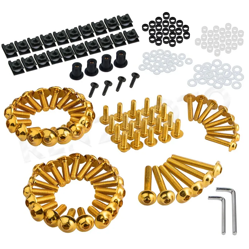 

CNC Hex Head Screws Bolt Repair Tool Motorcycle Fixing Nuts for Honda Suzuki Kawasaki Yamaha Screws Bolt