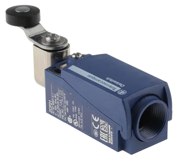 Фото XCKP2118G11 Переключатель хода XC Standard, XCKP, роликовый рычаг из термопластика, 1НЗ+1 НО, оснастка №2
