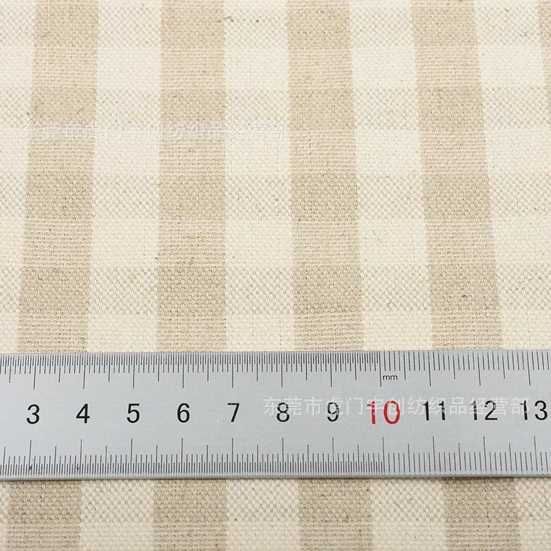160x90 см льняная хлопковая клетчатая жаккардовая ткань ручной работы DIY швейная