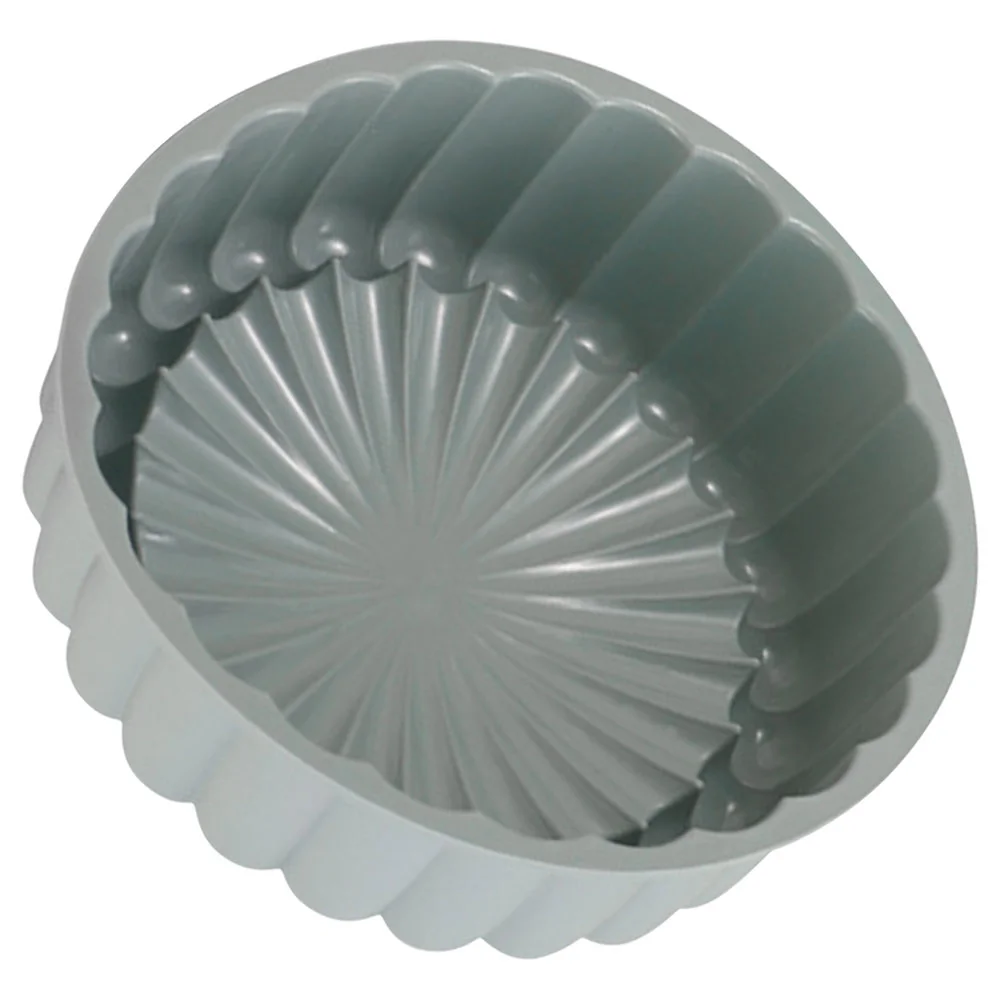 

Silicone Cake Mold Heat Resistant Cake Baking Mold Dessert Making Mold Kitchen Mold(Grey)