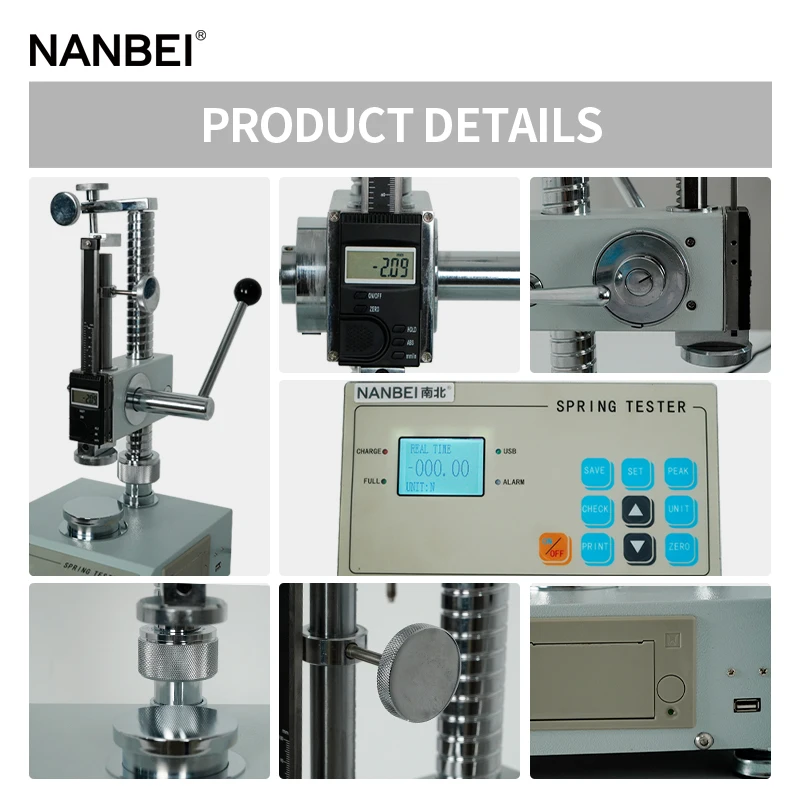 Nanbei 500N Тестер сжатия и удлинительной пружины полной нагрузки цена