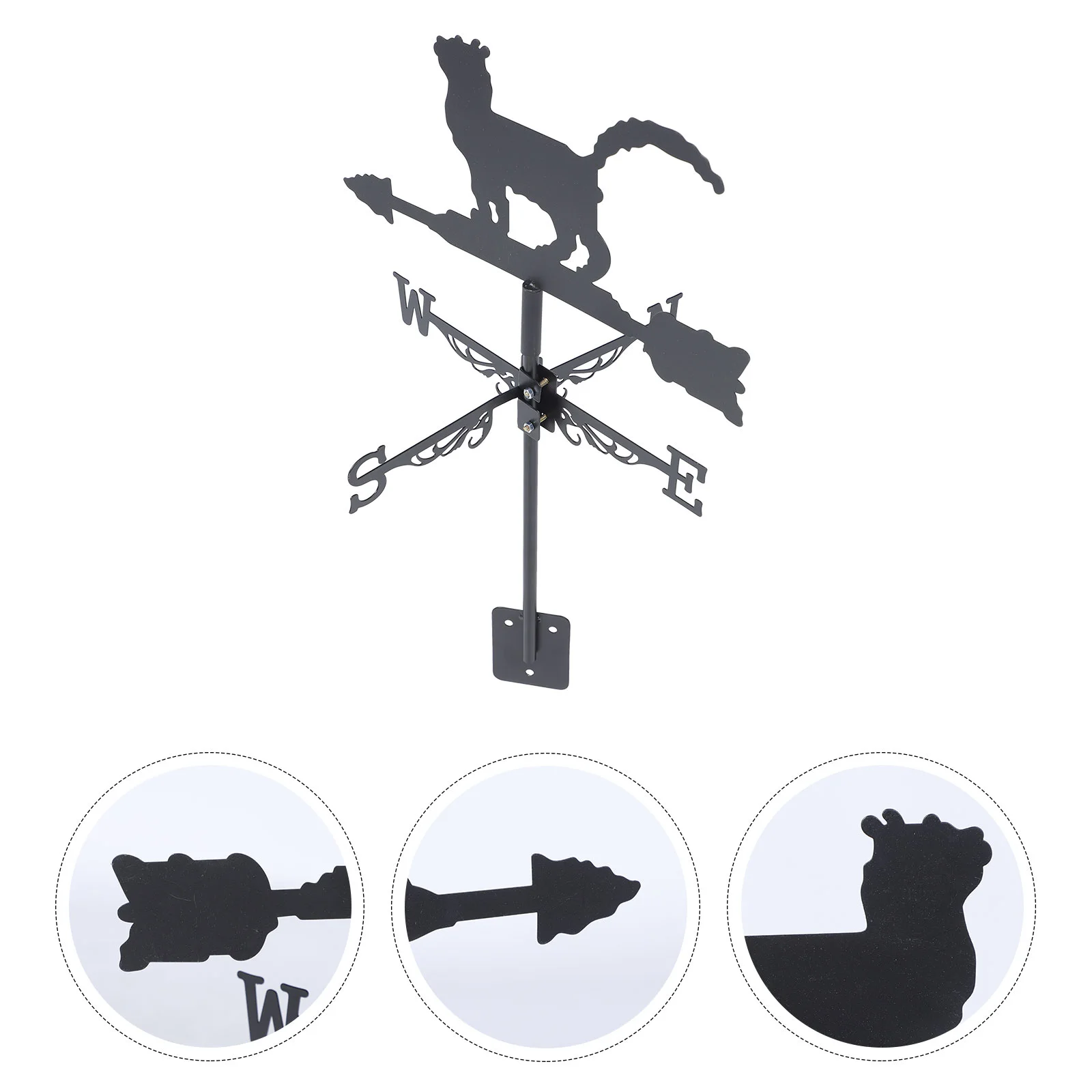 Индикатор направления ветра флюгер для патио нержавеющая сталь деревенский