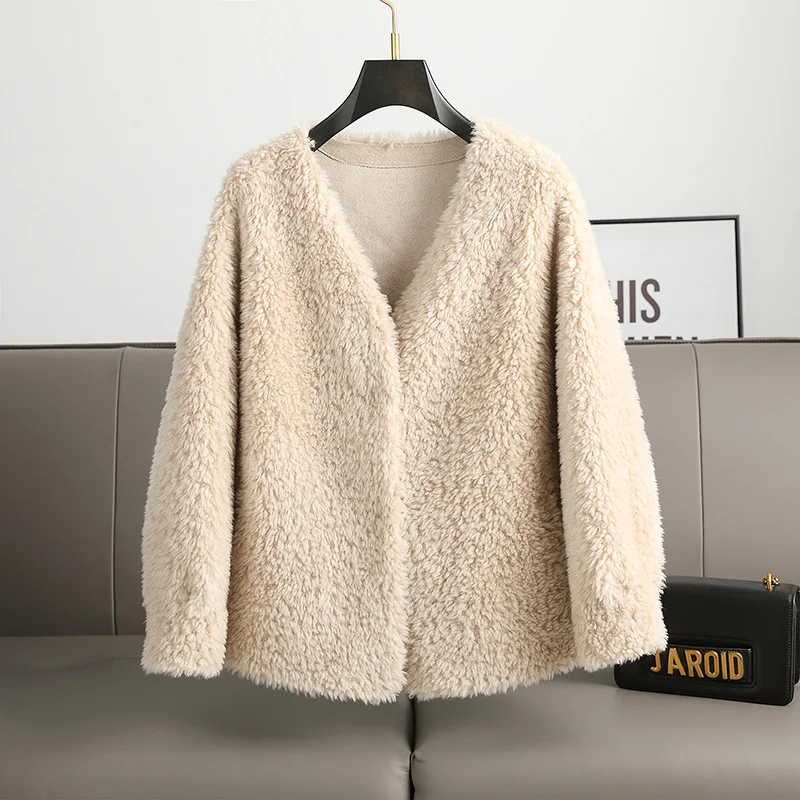 Пуховик из настоящей шерсти с мехом из норки для женщин PUDI, зимняя парка с овечьей стрижкой, верхняя одежда CT1115.