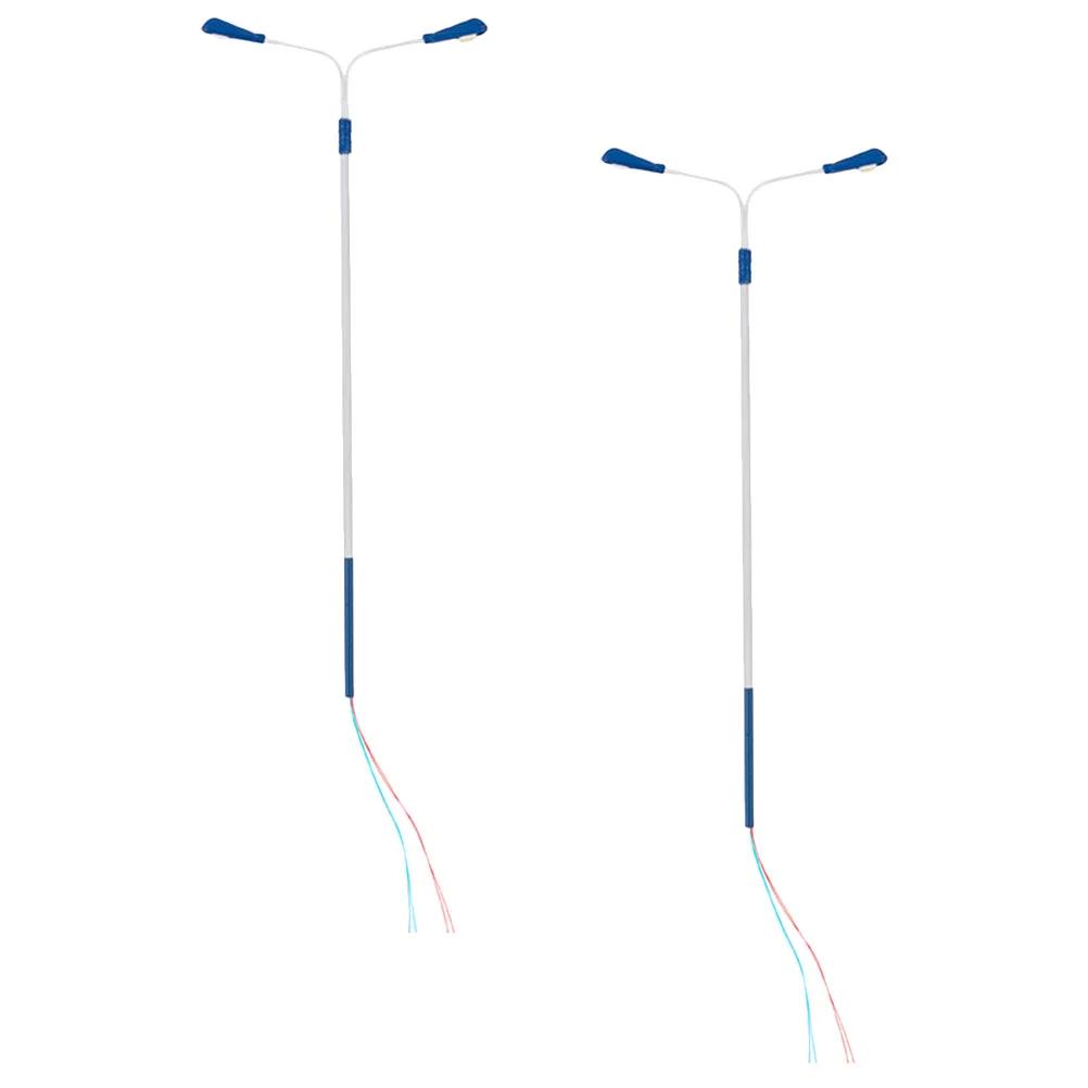 2 шт. миниатюрная модель железнодорожного фонаря уличный фонарь декор сцены