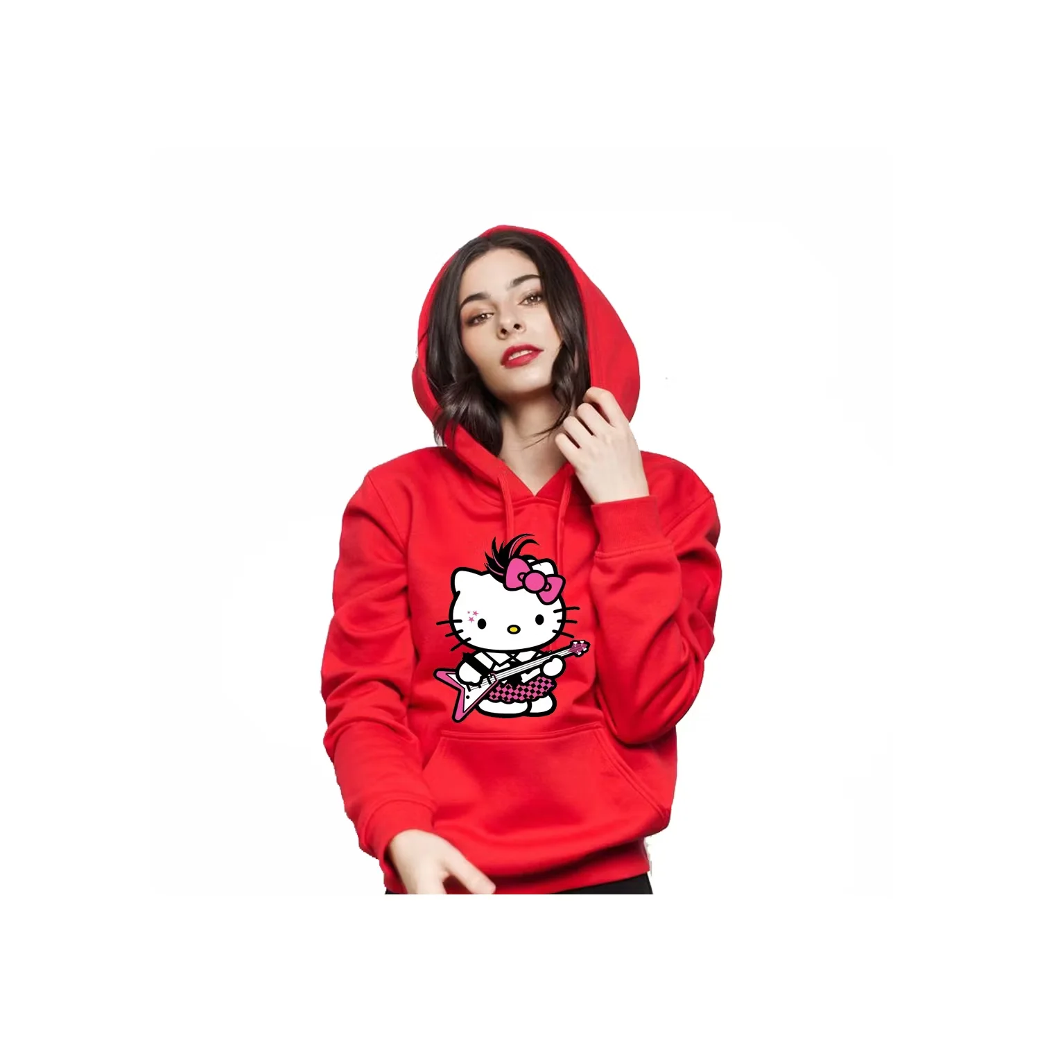 Женская худи в готическом стиле