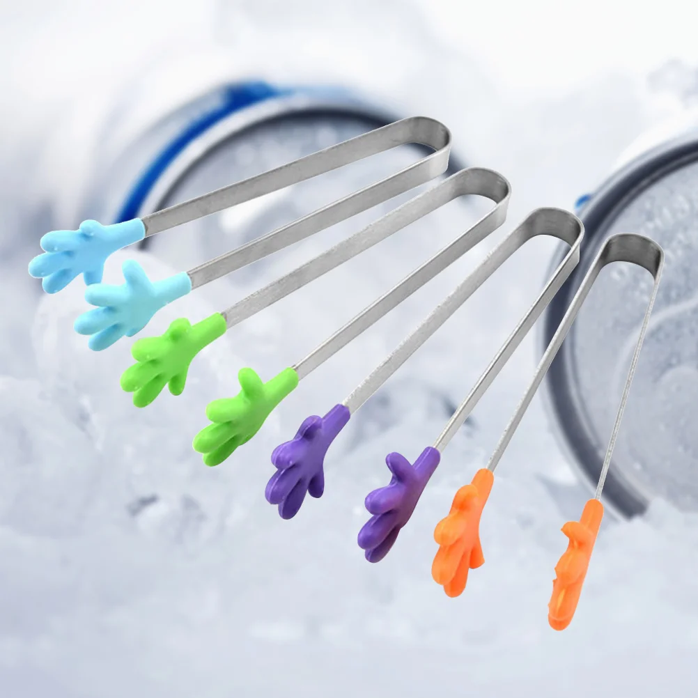 

4pcs Cooking Tong Serving Tongs Silicone Kitchen Tongs Kitchen Tongs Bread Clip Flipping Tongs