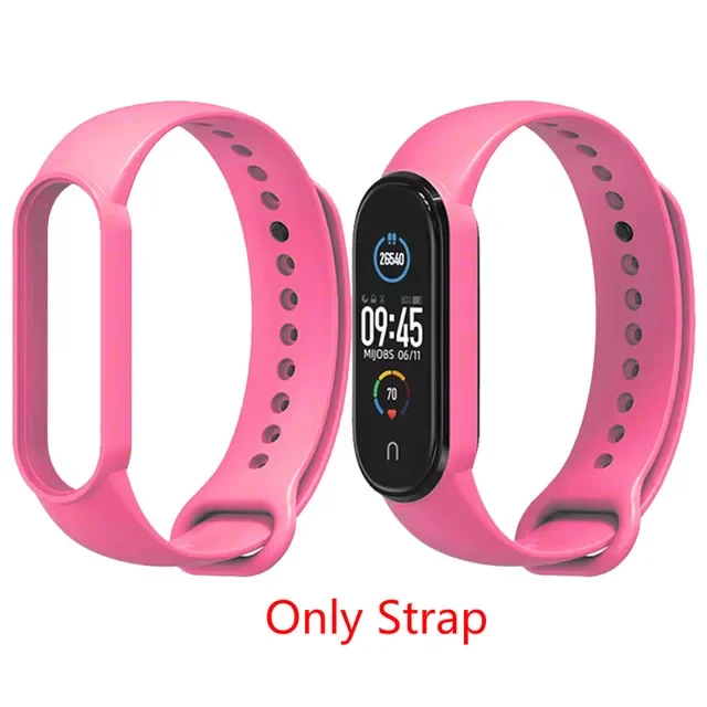 

For Xiaomi Mi Band 6 5 4 3 Silicone Bracelet for Mi Band 7 Replacement Wrist Wristband Watchband Strap for Xiomi MiBand 7