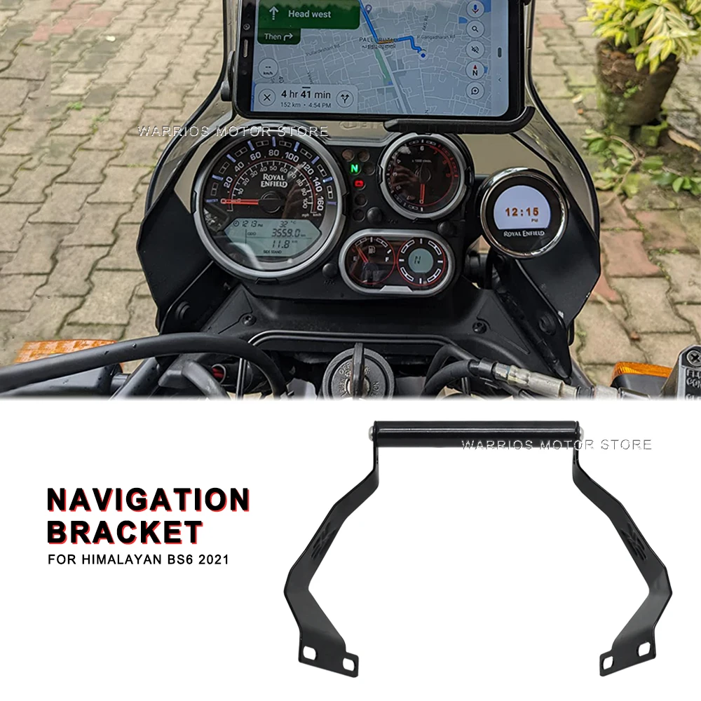 

Motorcycle Accessories Mobile Phone GPS Navigaton Plate Bracket Bar Mount For Himalayan BS6 2021 2022 2023