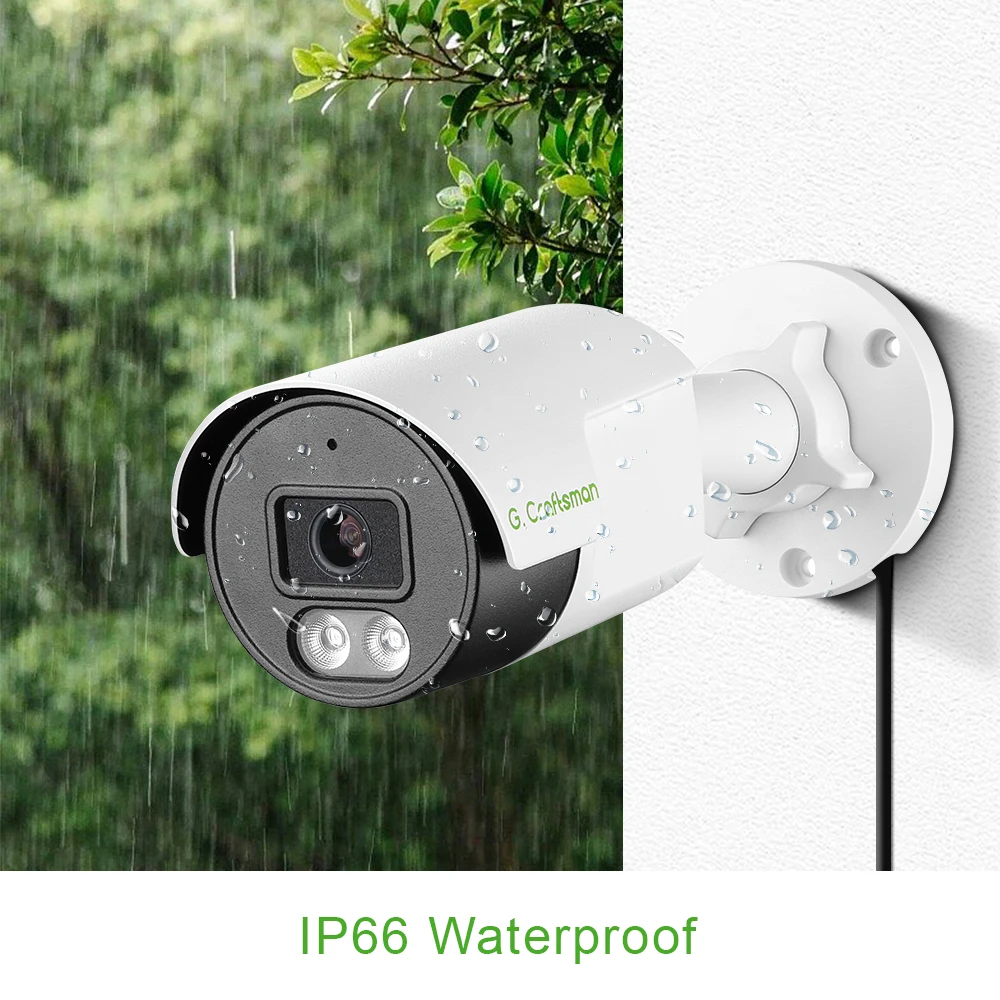 RU 4K 8MP AI POE Система KIT SONY IMX415 Обнаружение движения Onvif CCTV Видеонаблюдение