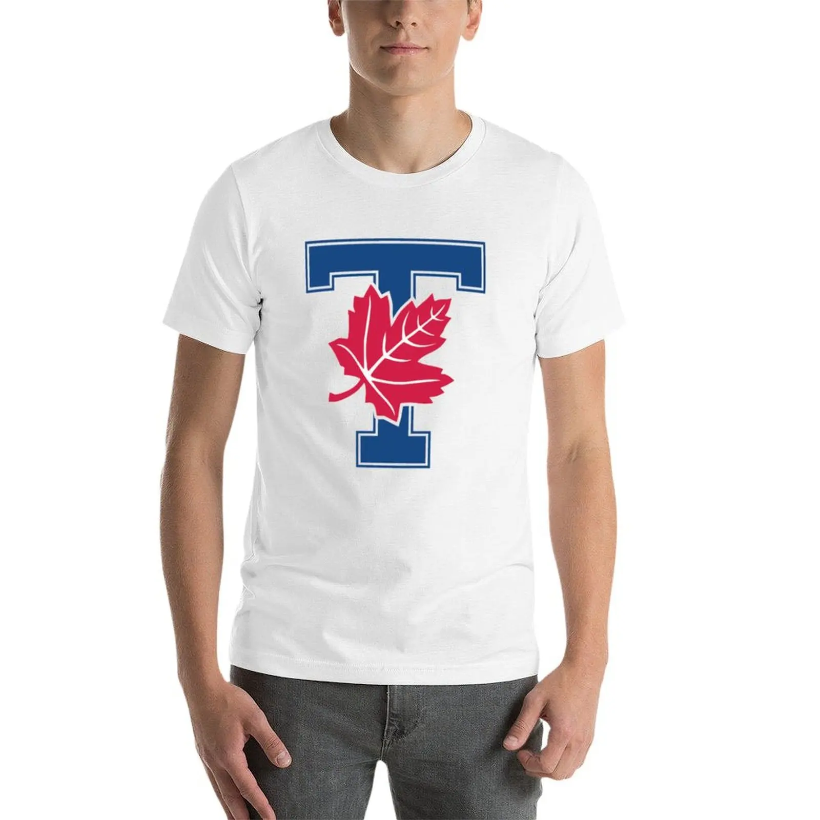 Торонто Университетский Блюз. Футболка на заказ аниме одежда мужская футболка