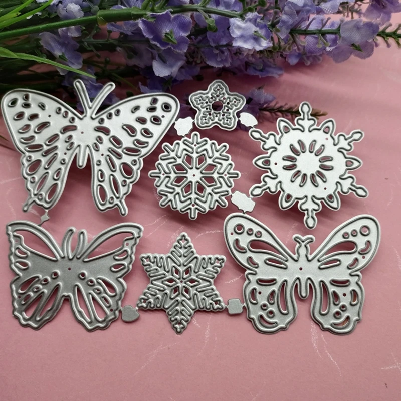 Полые металлические Вырубные штампы в виде бабочки ремесла ручной работы сделай сам Скрапбукинг рельефные принадлежности для детей девочек мальчиков X3UC