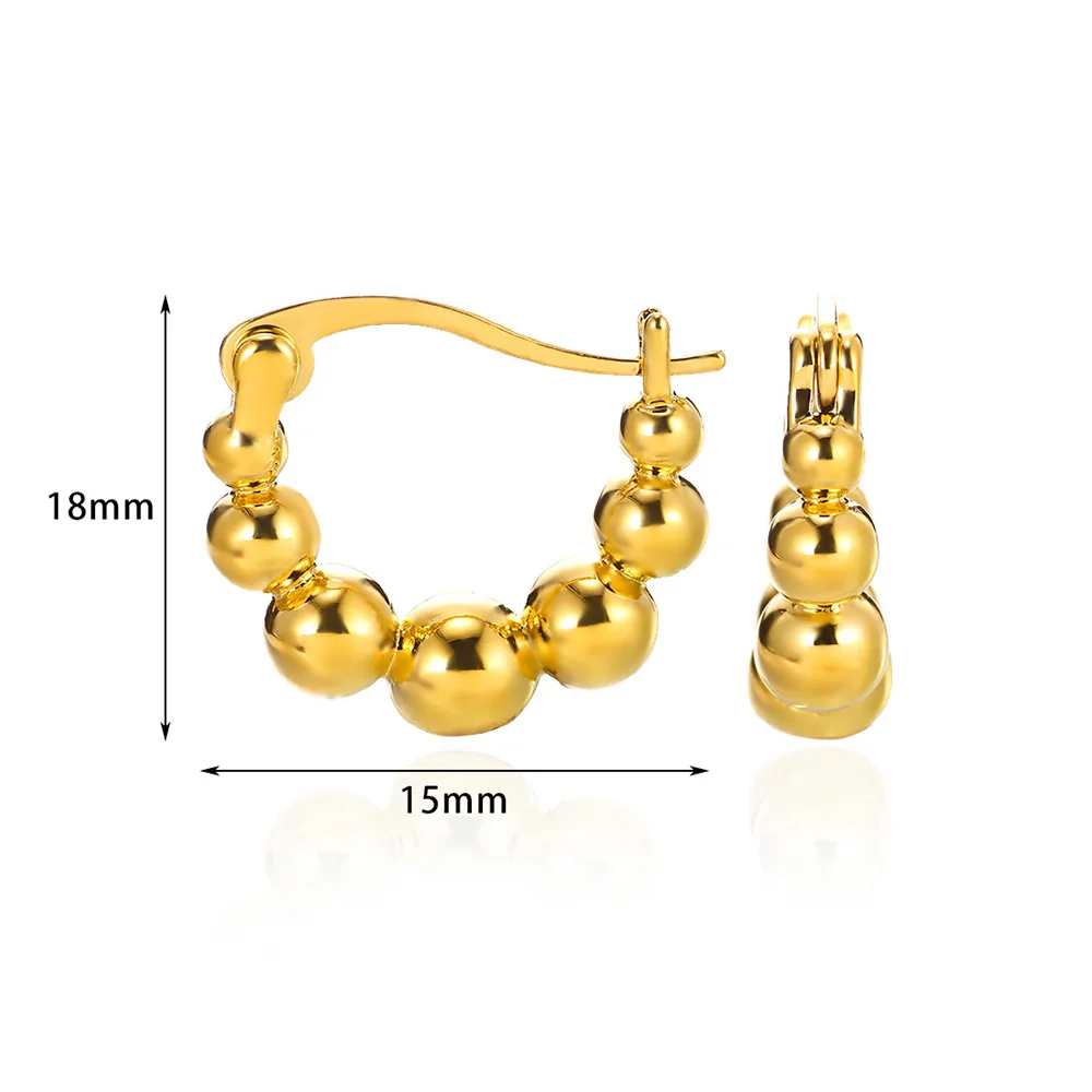 Крошечные серьги-кольца из бисера для женщин Модная бижутерия круглые серьги