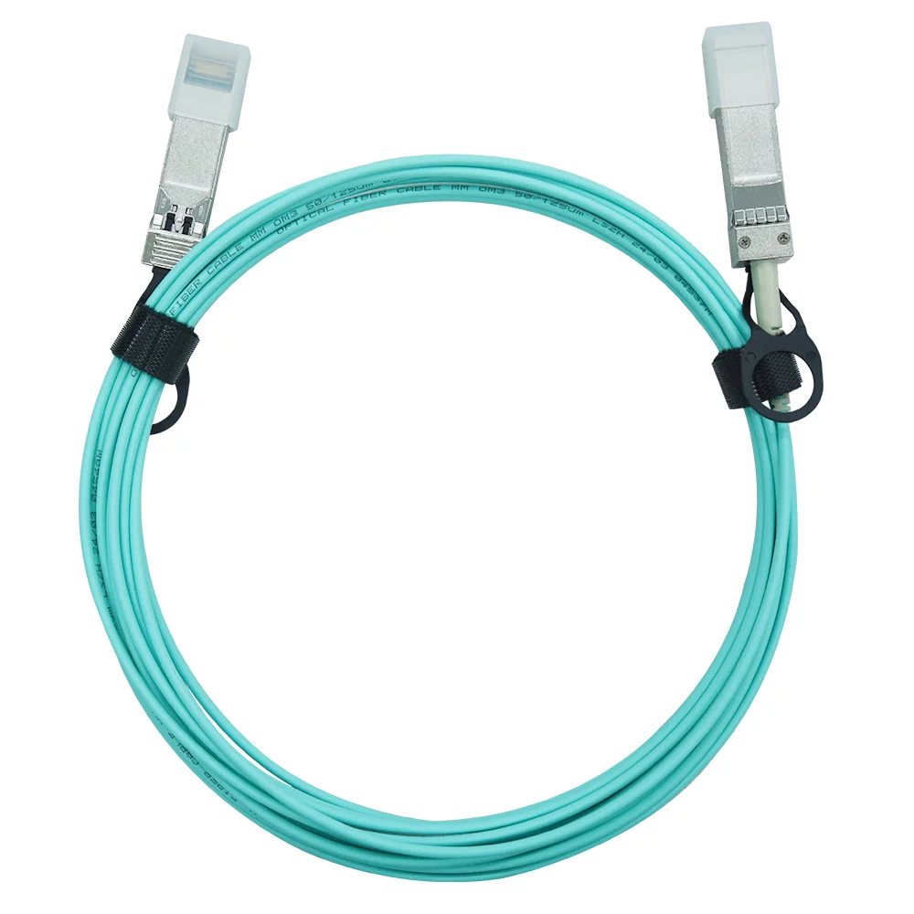 Кабель AOC OM3 10G SFP+ 1 м 3 10 Гбит/с SFP+-SFP+ совместимый с кабелем Cisco MikroTik Intel Switch