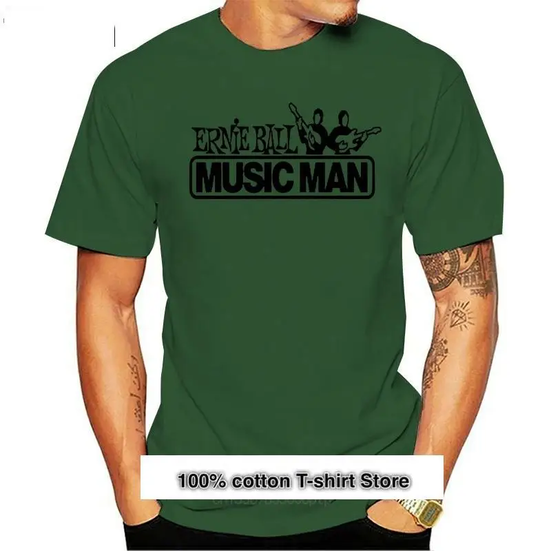 

Nuevo 2021 Ernie Ball Musicman музыка с логотипом hombre Camiseta blanca tamaolo S-3XL camiseta personpersonalizado