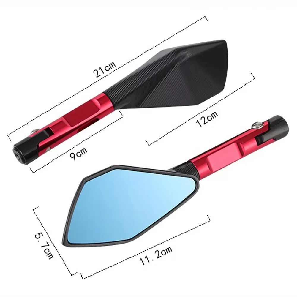 

New Motorcycle Rear View Mirror Sports Car Rearview Mirror CNC Aluminum Alloy Rear-view Mirrors Motorcycle Accessories