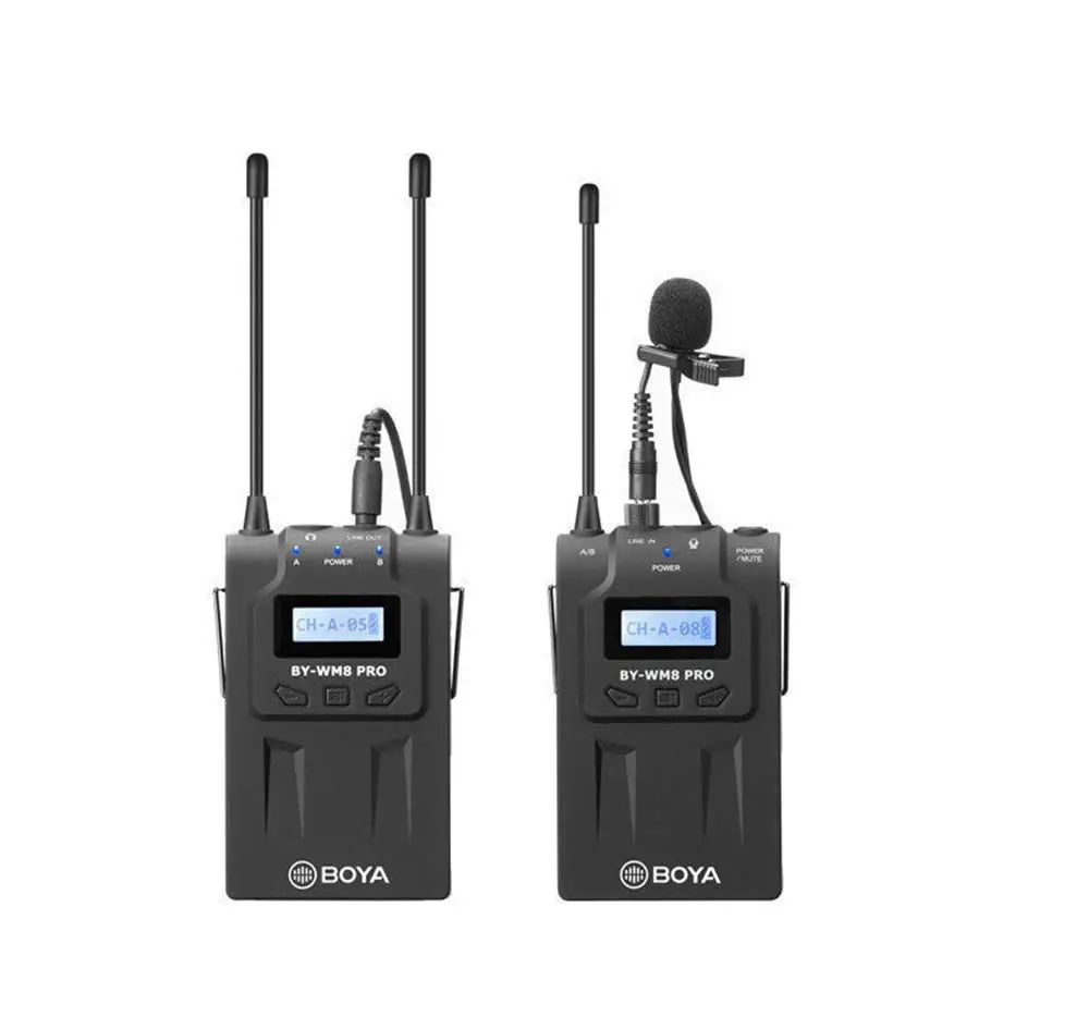 

BOYA by-WM8 Pro-K1 дешевый профессиональный беспроводной микрофон для камеры UHF с 48 дополнительными каналами
