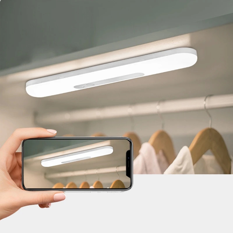 wireless led under cabinet light pir motion sensor lamp for closet bedroom home staircase kitchen lighting cupboard wall sconce free global shipping
