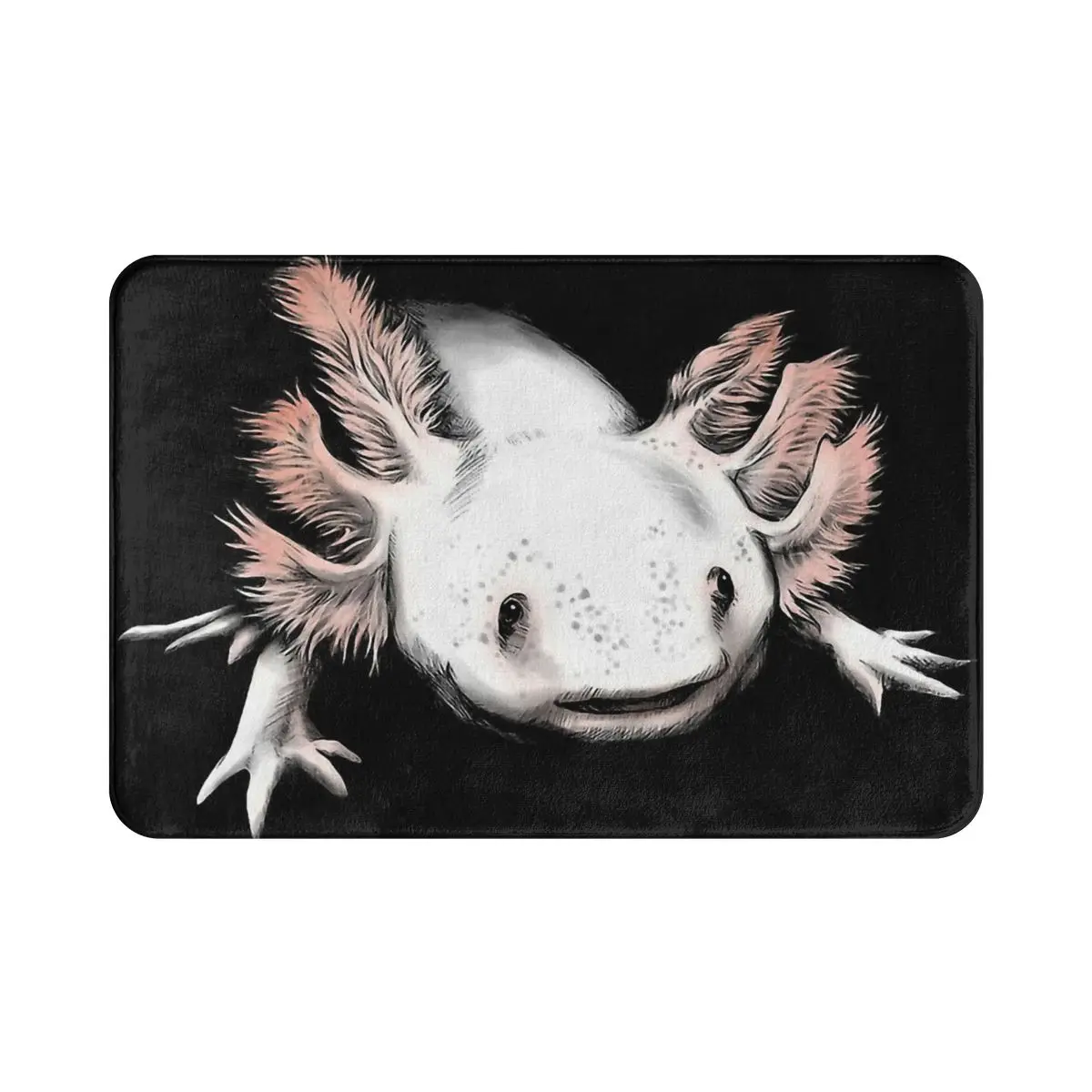 

Axolotl, предназначенный для любителей ходьбы, белый дверной коврик, кухонный ковер, ковер для балкона, домашний декор