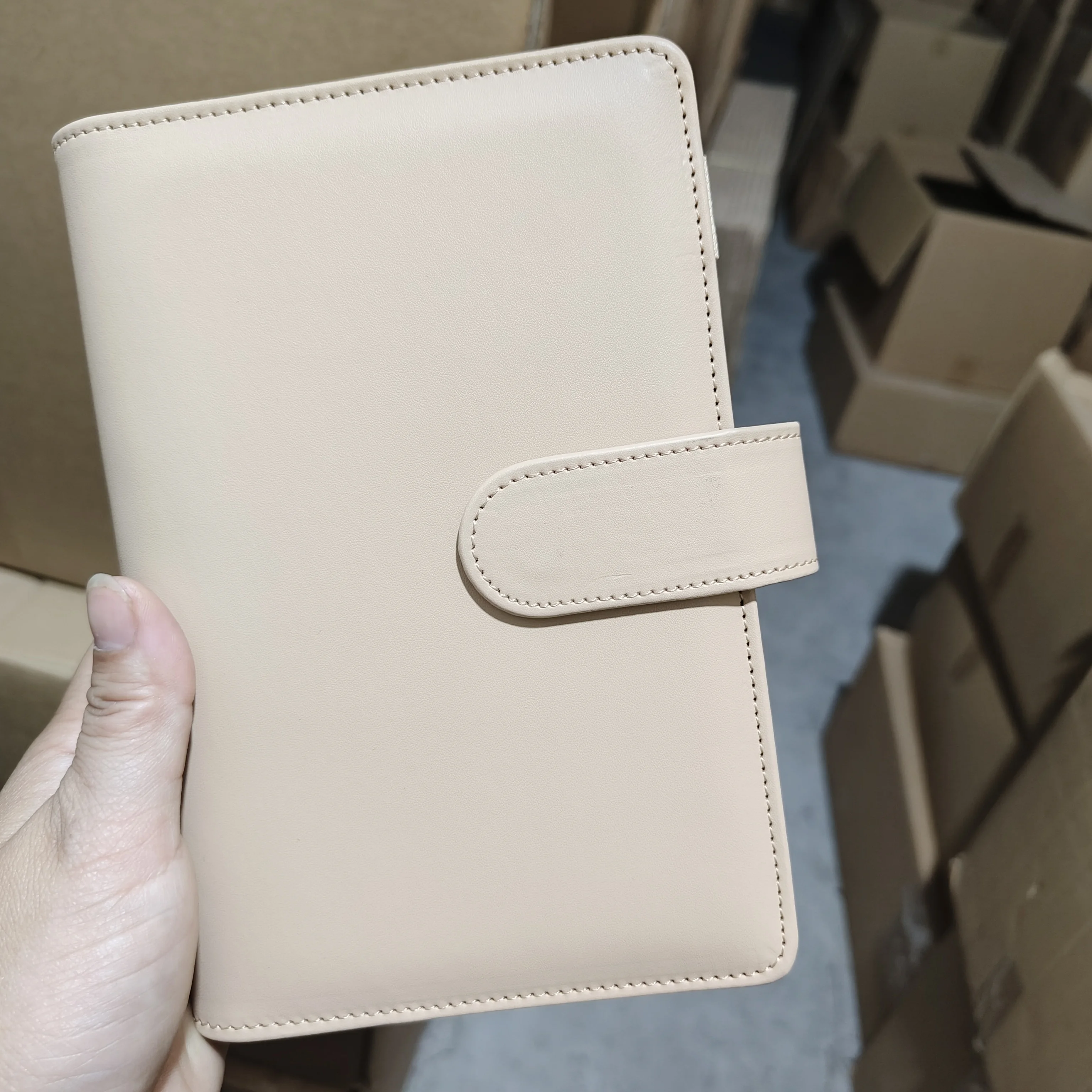 

Коликий 6-кольцевой блокнот из искусственной кожи A5/A6