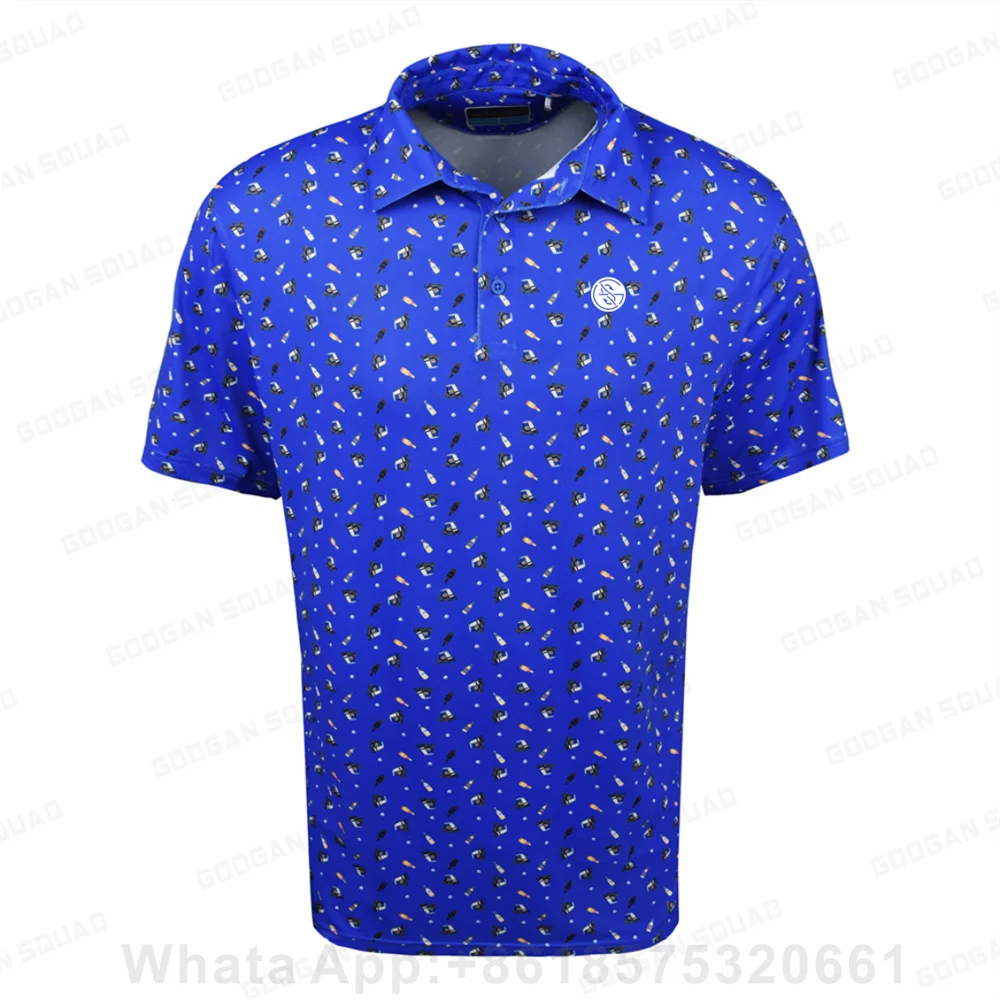 New 2023 Men Golf Outdoor Sports Polo Shirt Plus Size Short Sleeve Polo T-Shirt Fishing F1 Racing Clothing Quick Dry Casual Tops