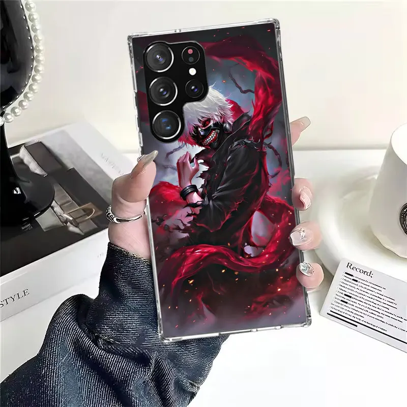 Фото Мягкий чехол G-Ghoul Tokyo Kaneki Ken для Samsung Galaxy S22 S23 S24 S25 Edge S26 Ultra S20 FE S21 Plus + Fundas Coque Galaxy №3
