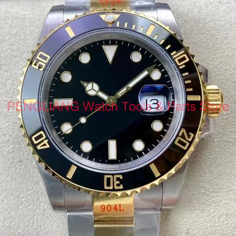 

Top 41mm Submariner 126613LN 904L Steel and Gold Watch Case Bracelet 3235 Movement Dial Hand Set Assemble Full Set Watch Parts