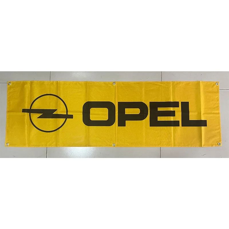 130 г 150D материал Италия OPEL Motor Sport Racing Banner 1 5 фута * футов (45*150 см) Размер для