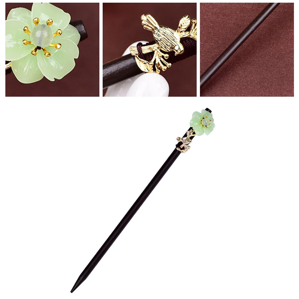 

Hair Sticks Chinese Hairpin Women Stick Flower Chopsticks Vintage Clip Simple Accessories Retro Buns Chopstick Pin Ancient Thick