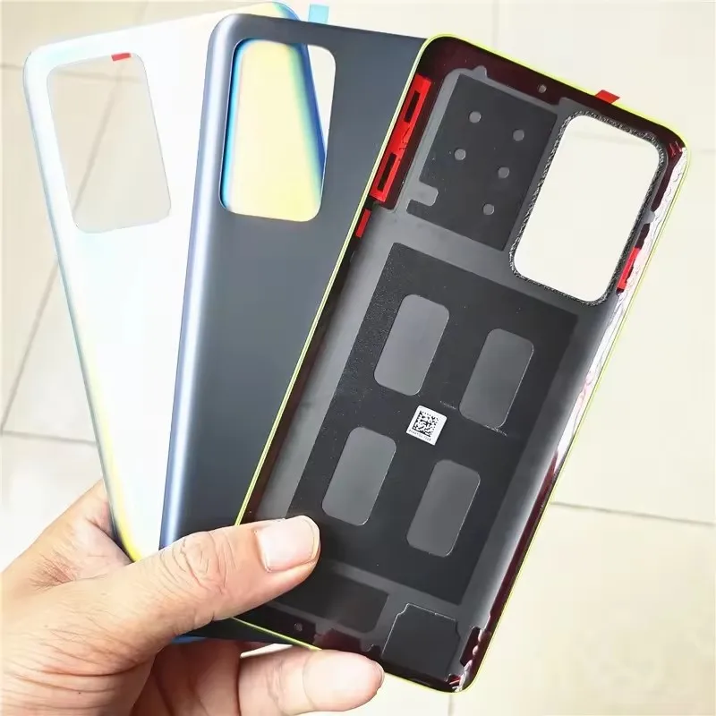 Фото Задняя стеклянная панель крышки аккумулятора для Realme GT Neo2 Neo 2, замена задней крышки корпуса + клейкая наклейка №1