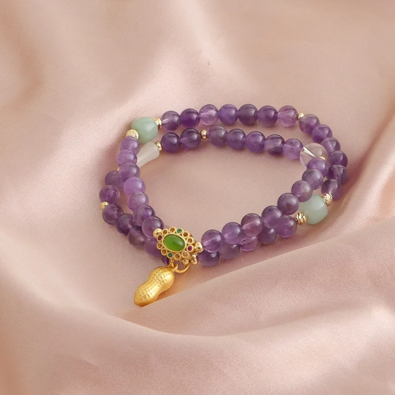 Minar в китайском стиле искусственный нефрит натуральный камень цветочный арахис