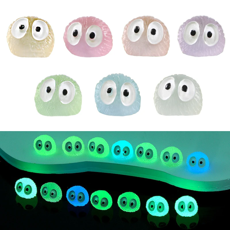 7 шт./14 шт. маленький угольный шар эльфы светящийся многоцветный из смолы садовые