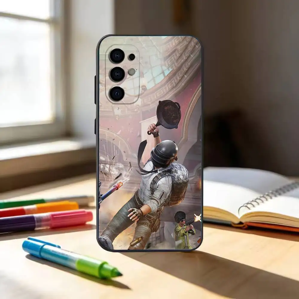 Фото Чехол для телефона C-Chicken game-P-PUBG-G для Samsung S 25,24,23,22,30,21,10,9,Ultra,Plus,Lite,FE,4,5 G, мягкий черный чехол №3