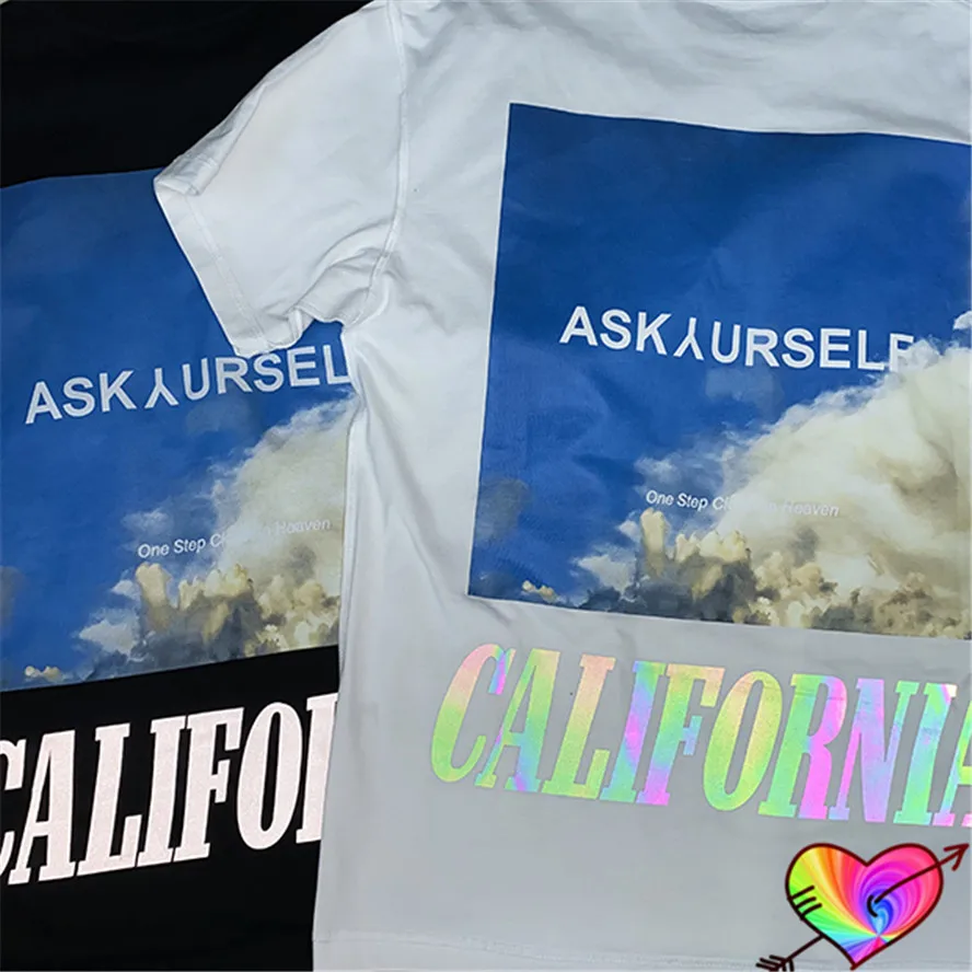 Футболка Askyurself для мужчин и женщин винтажная белая рубашка с двойным логотипом