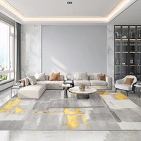 modern home minimalist living room european style carpet coffee table full of cushions washable european style carpet
