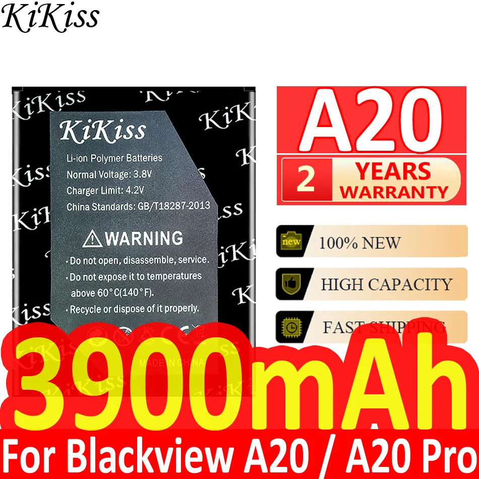 

For Blackview A20 Battery 3900mAh Back Up Battery Replacement for Blackview A20 Pro A20Pro Smart Phone