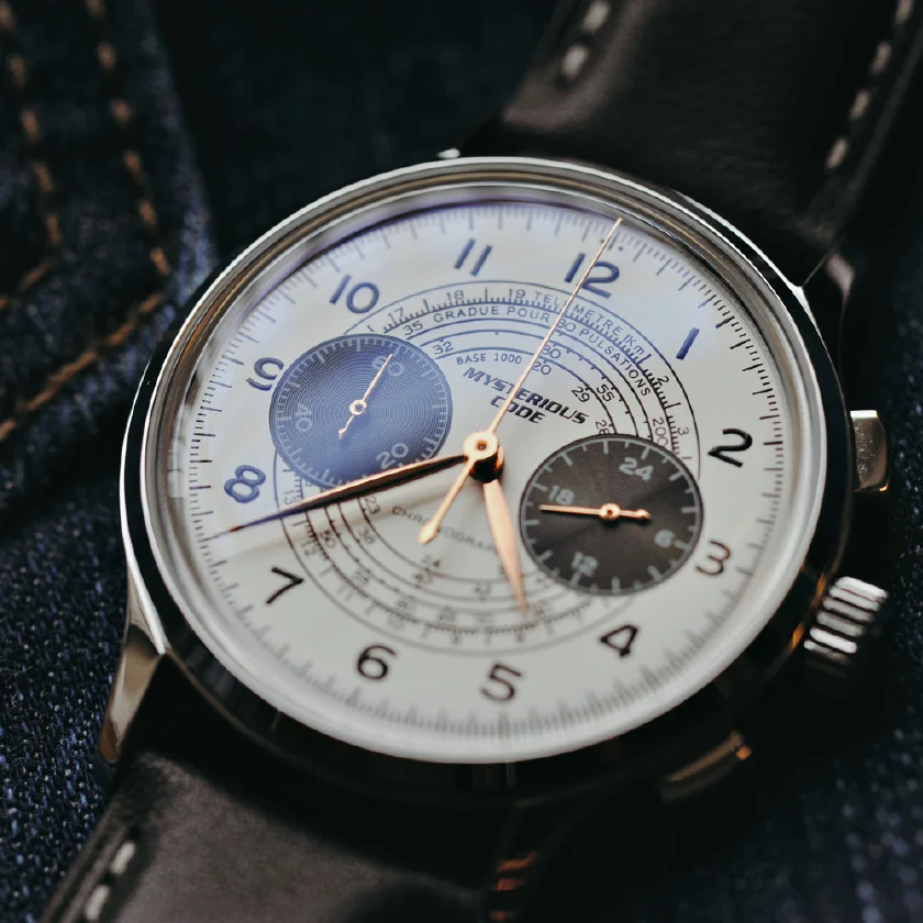 

Vintage Pilot Watch Chronograph Quartz Wristwatches 40mm Military Chrono Watches Luxury Sports Panda Dial Clocks Mysterious Code