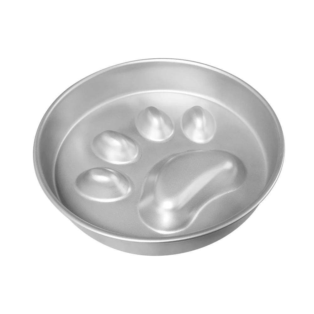 

Dishwasher Safe Water Slow Down Eating Stainless Steel Health Anti Skid Removable Pet Dog Bowls Durable Feeding Station Cat Food
