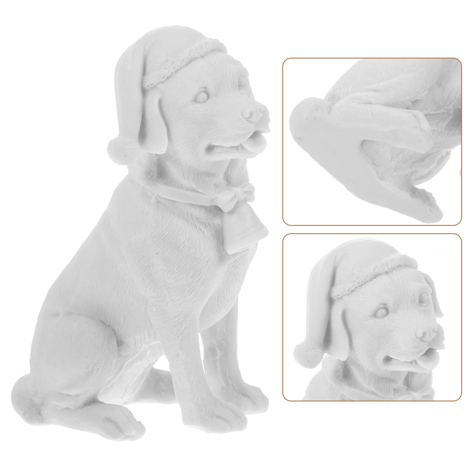 

Resin DIY Craft Dog Statue Dog Models For Decor Dog Decorations For Home DIY Dog Statue DIY Dog Decoration Animal Statue