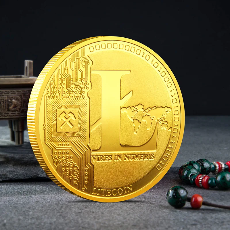 

Металлическая монета Bitcoin BTC