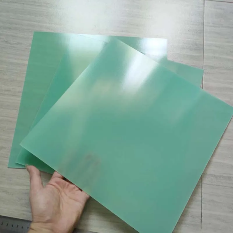 Пластина из стеклотекстолита FR-4 толщиной 1/1.5/2/3 мм водно-зеленого цвета