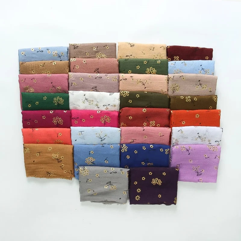 Женская модная однотонная бежевая вискозная шаль с цветочным принтом кешью