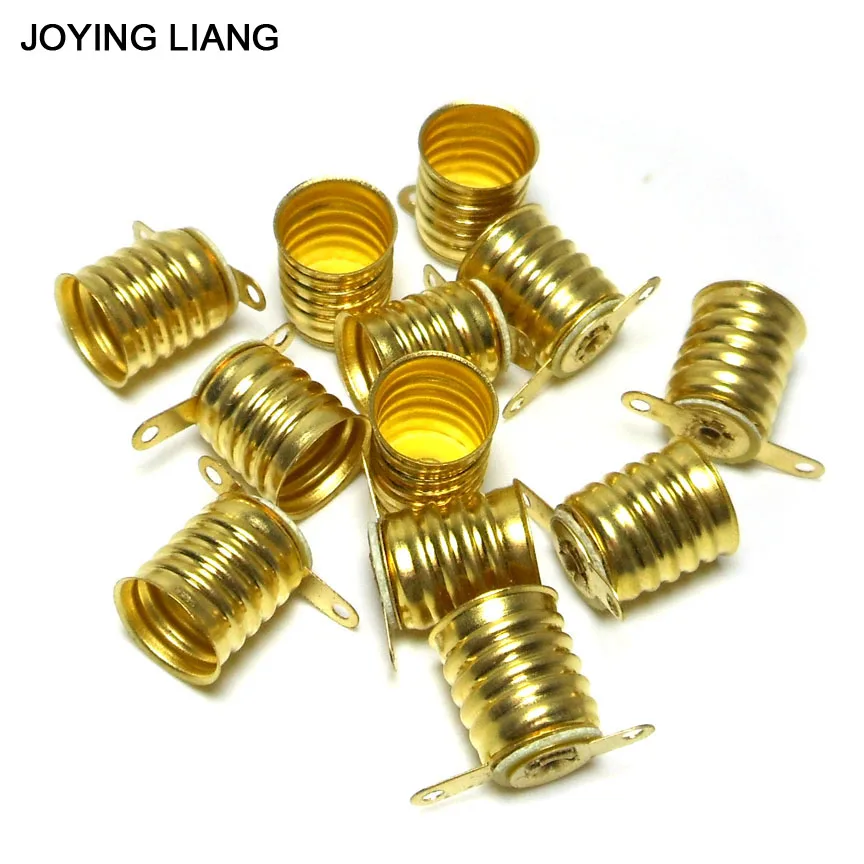 

Основы для ламп JOYING LIANG E10 латунные 10 шт