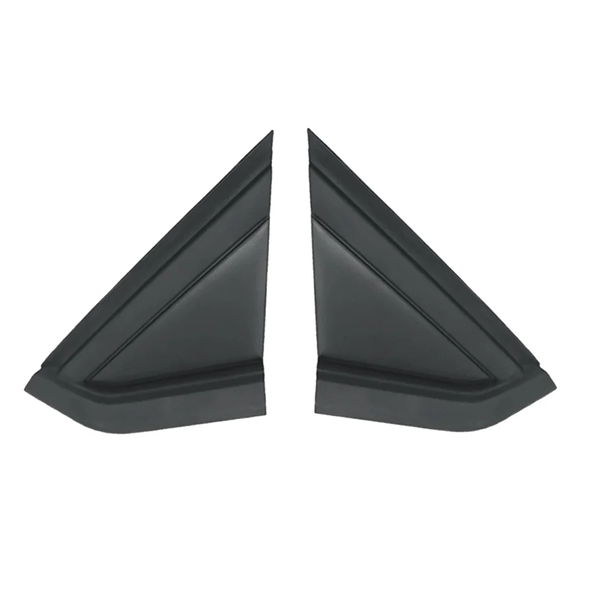 Автомобильная Черная передняя треугольная панель для переднего стекла