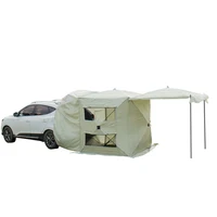 multifunctional outdoor awning camping portable foldable waterproof car roof top tents sunshade simple motorhome car rear tent